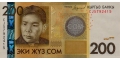 Kyrgyzstan 200 2016 UNC P-27/b